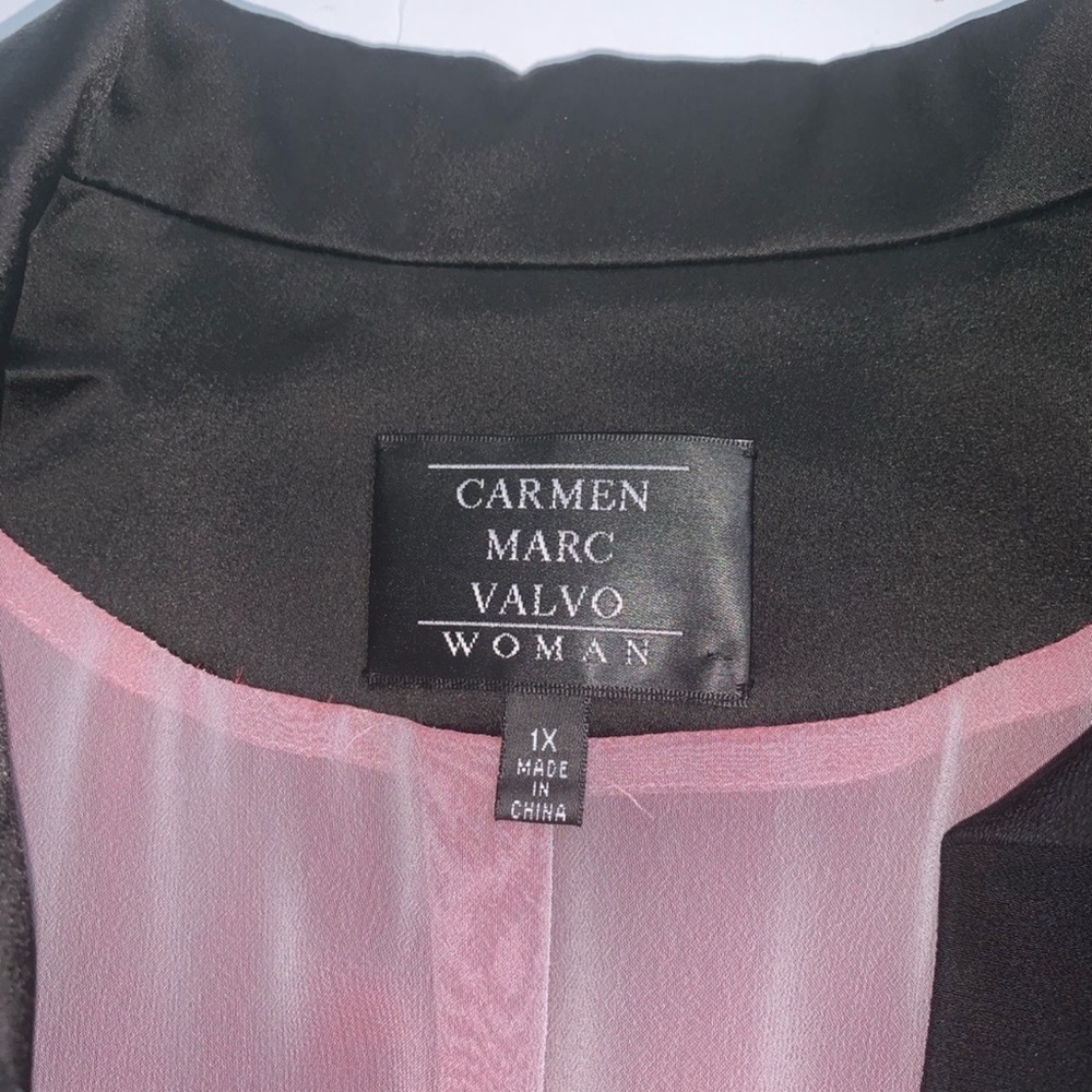 CARMEN MARC VALVO WOMAN EVENING LONG JACKET DUSTER